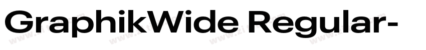 GraphikWide Regular字体转换